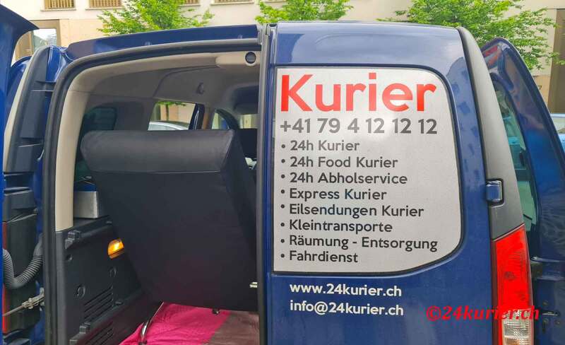 24Kurier Transporte Zürich nach Frauenfeld Bild Leder Liegesessel geliefert.
