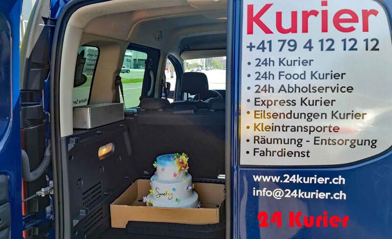 ​​​​​​​​​Entrega de um bolo de Aniversário by 24h Kurier Winterthur