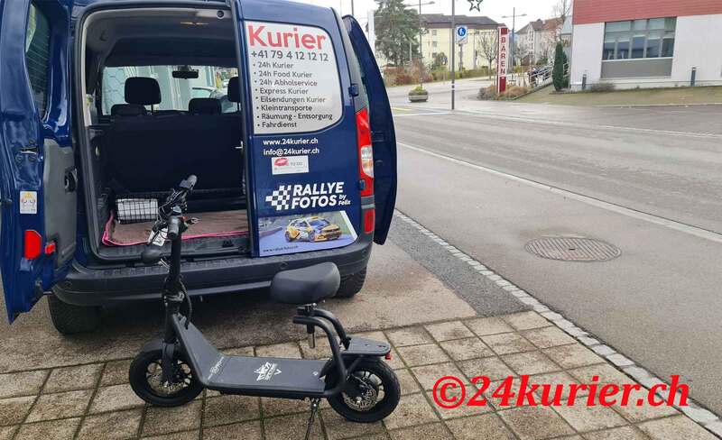 Transport für Dein gekaufter Elektroscooter mit 24Kurier Zürich