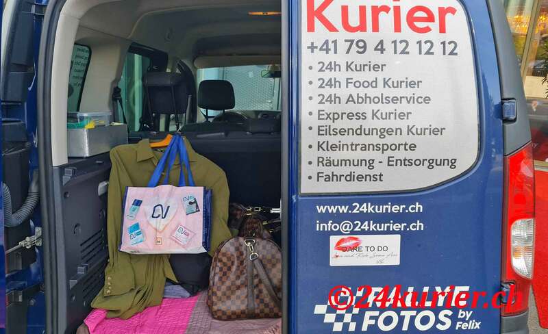 Express Lieferservice Gepäck von Hotel My Way Wallisellen nach Five Hotel Zürich mit 24Kurier