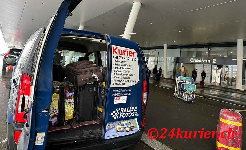 Gepäck Lieferservice von 24Kurier Ihr Flughafenkurier sehr flexibel und zuverlässig
